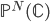 \mathbb{P}^N(\mathbb{C})