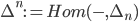 \Delta^n := Hom(-,\Delta_n)