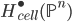 H^\bullet_{cell}(\mathbb{P}^n)