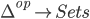 \Delta^{op} \rightarrow Sets