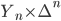 Y_n \times \Delta^n